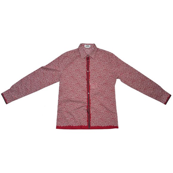 New Authentic Hermes Tomate Shirt 100% Cotton Long Sleeve Made in France - Picture 2 of 15